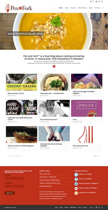 Foodie WordPress Website