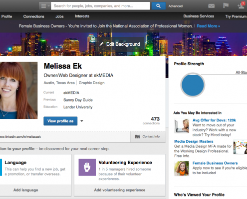 9 Steps to creating a strong LinkedIn profile