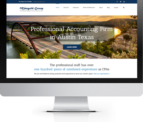 CPA wordpress website - Austin TX