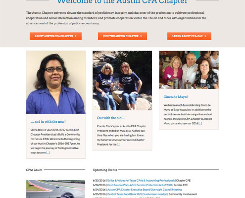 CPA WordPress Website Redesign