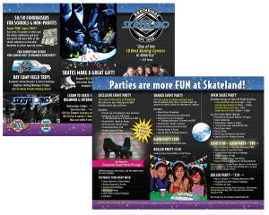 Skateland Trifold Brochure Project