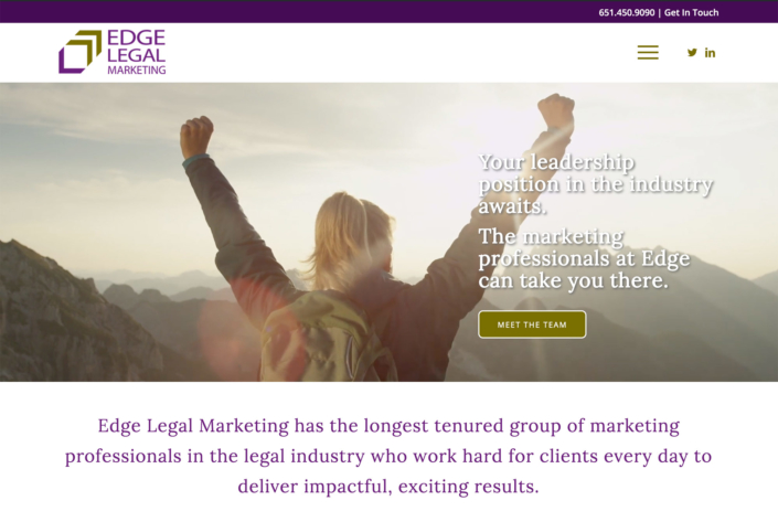 Legal Marketing Wordpress Website Design Project