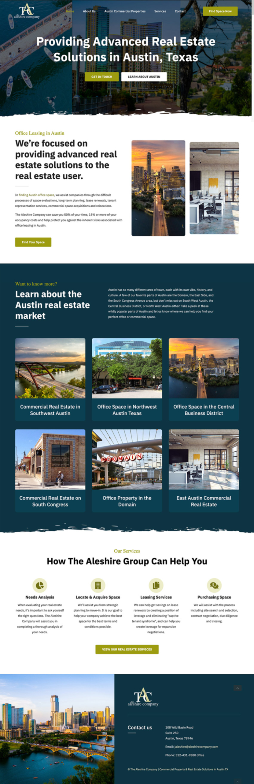 real estate company website
