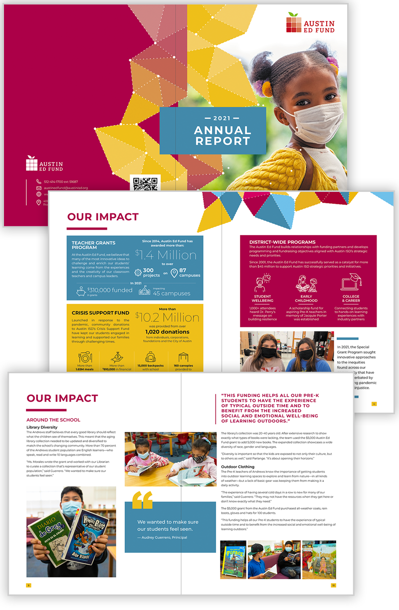 Austin School District Annual Report Print Project