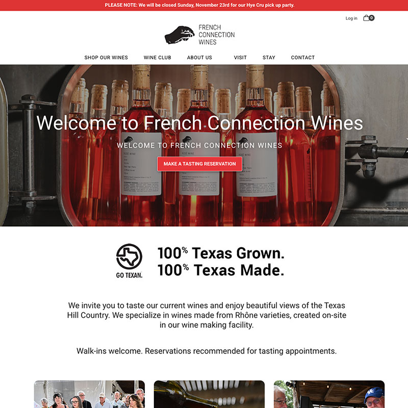 French Connection Wines – Winery Website French Connection Wines - Winery Website